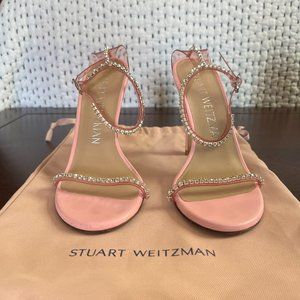 Stuart Weitzman Light Pink/Cotton Candy/Clear Nudistglam 110 Sandal